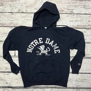 Notre Dame Fighting Irish NCAA Champion Blue Hoodie Pullover Sweatshirt